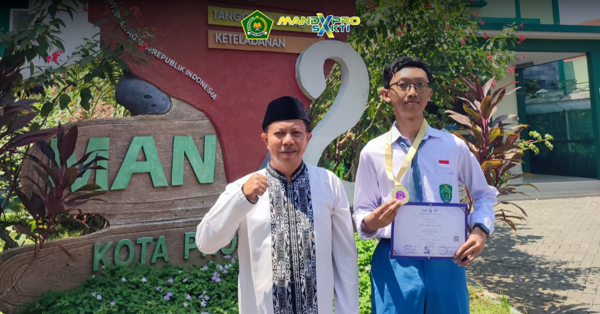 ​Unggul di Bidang Sains, Siswa MAN 2 Kota Probolinggo Sabet Medali Emas Biologi pada Airlangga Youth Olympiad 2026